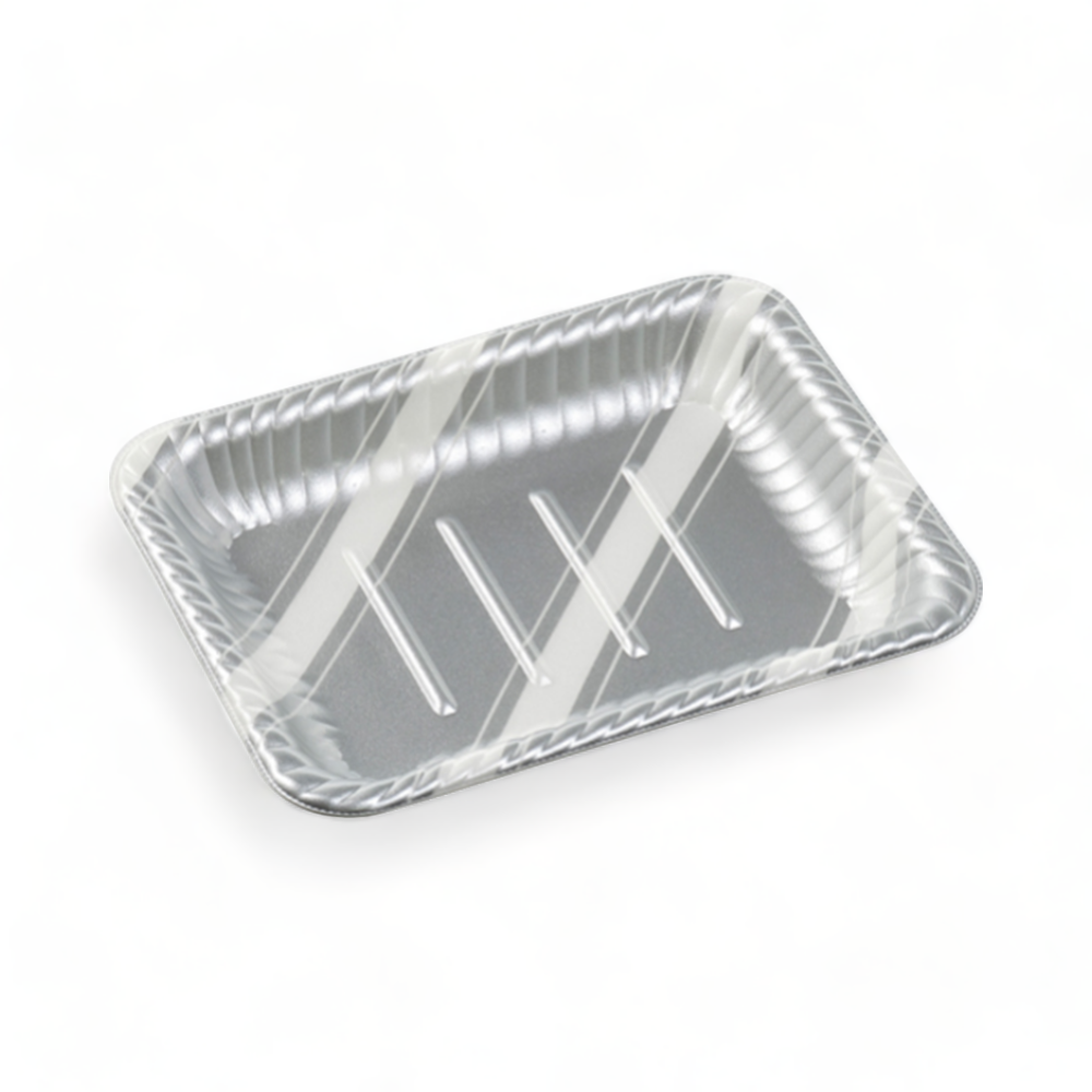 MFPティアラ角皿22-17 スラン銀本体 (219×171×27mm)