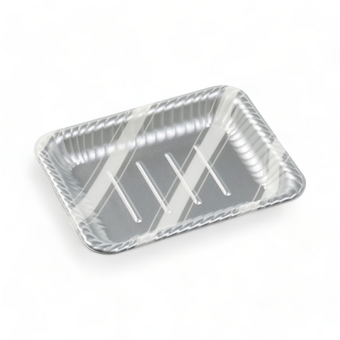 MFPティアラ角皿22-17 スラン銀本体 (219×171×27mm)