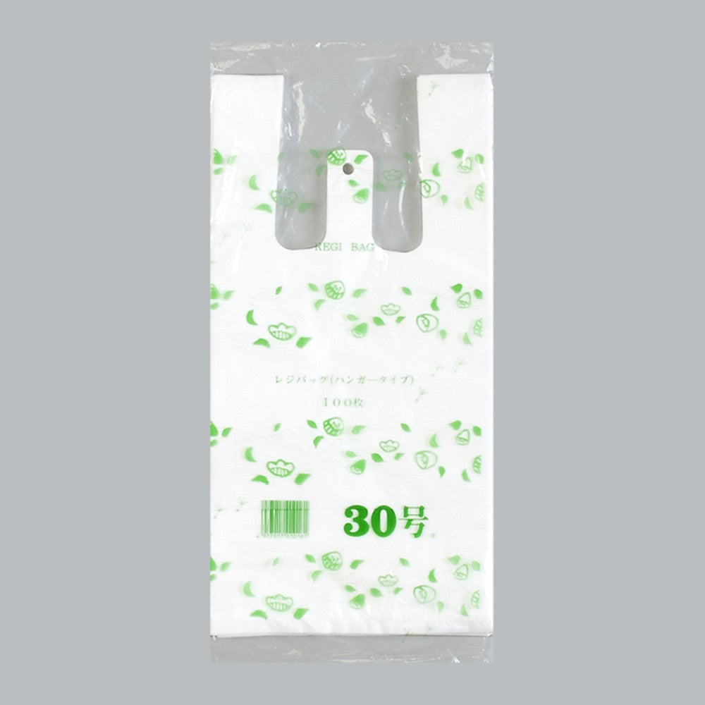 レジ袋 レジバッグ 関西 No.30（0.016×300(185)×370mm）福助工業