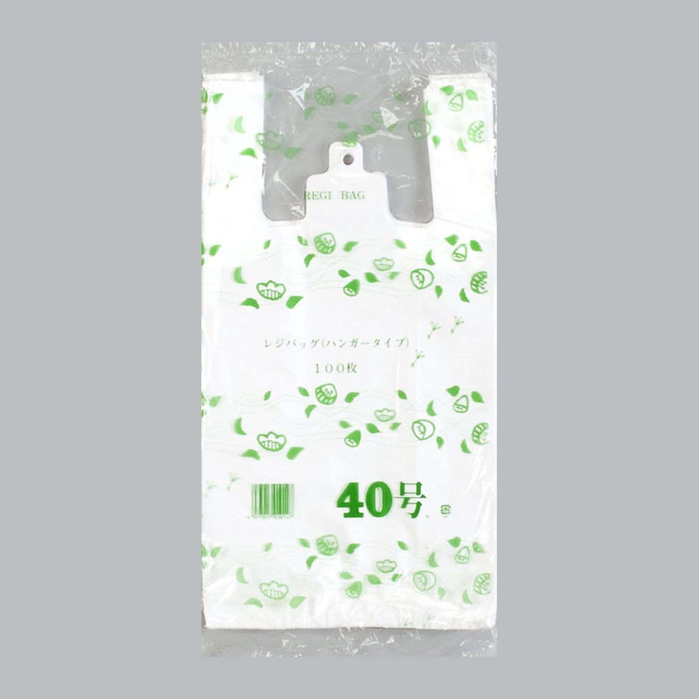 レジ袋 レジバッグ 関西 No.40（0.02×400(260)×490mm）福助工業