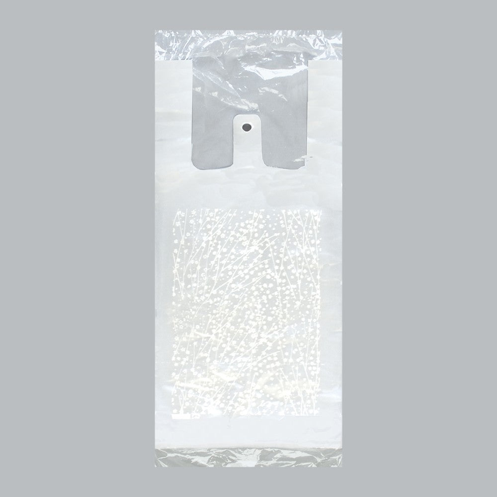 レジ袋 イージーバッグ かすみ草 M（0.014×340(215)×420mm）福助工業