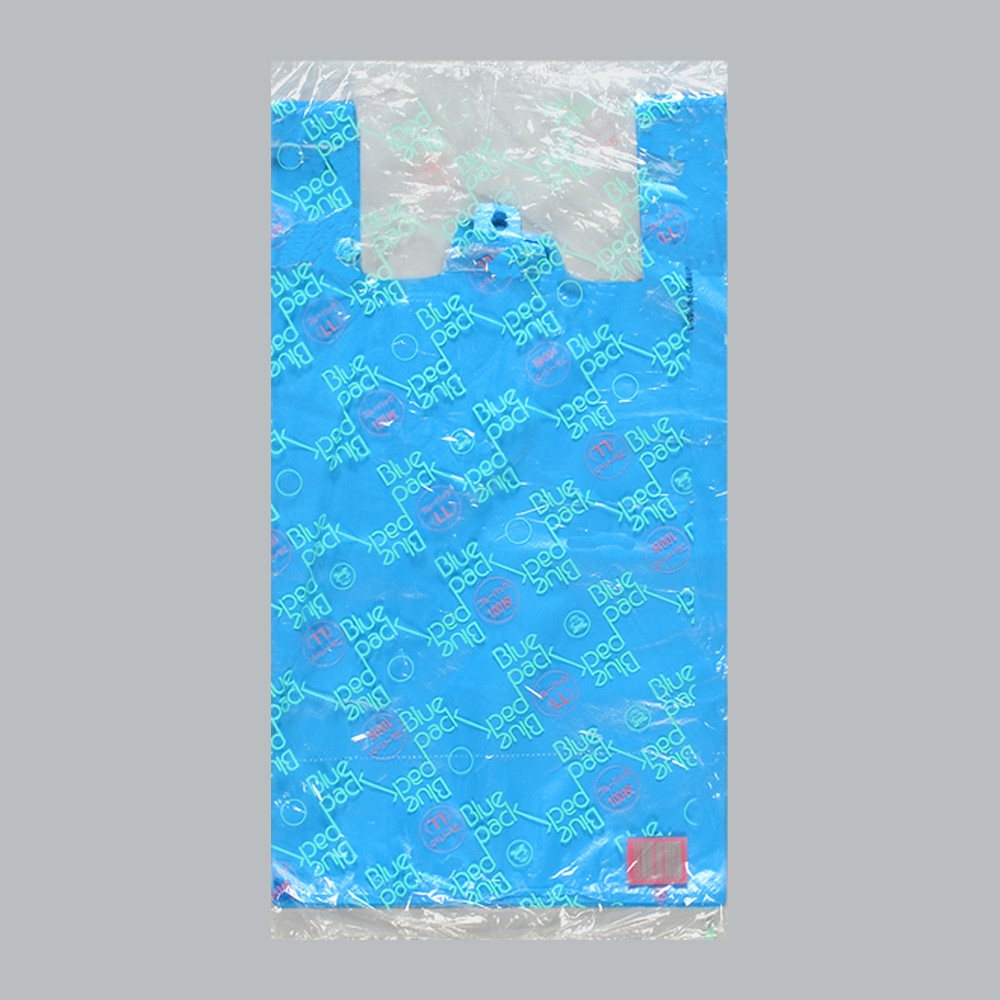 レジ袋 ブルーパック LL（0.013×440(295)×530mm）福助工業