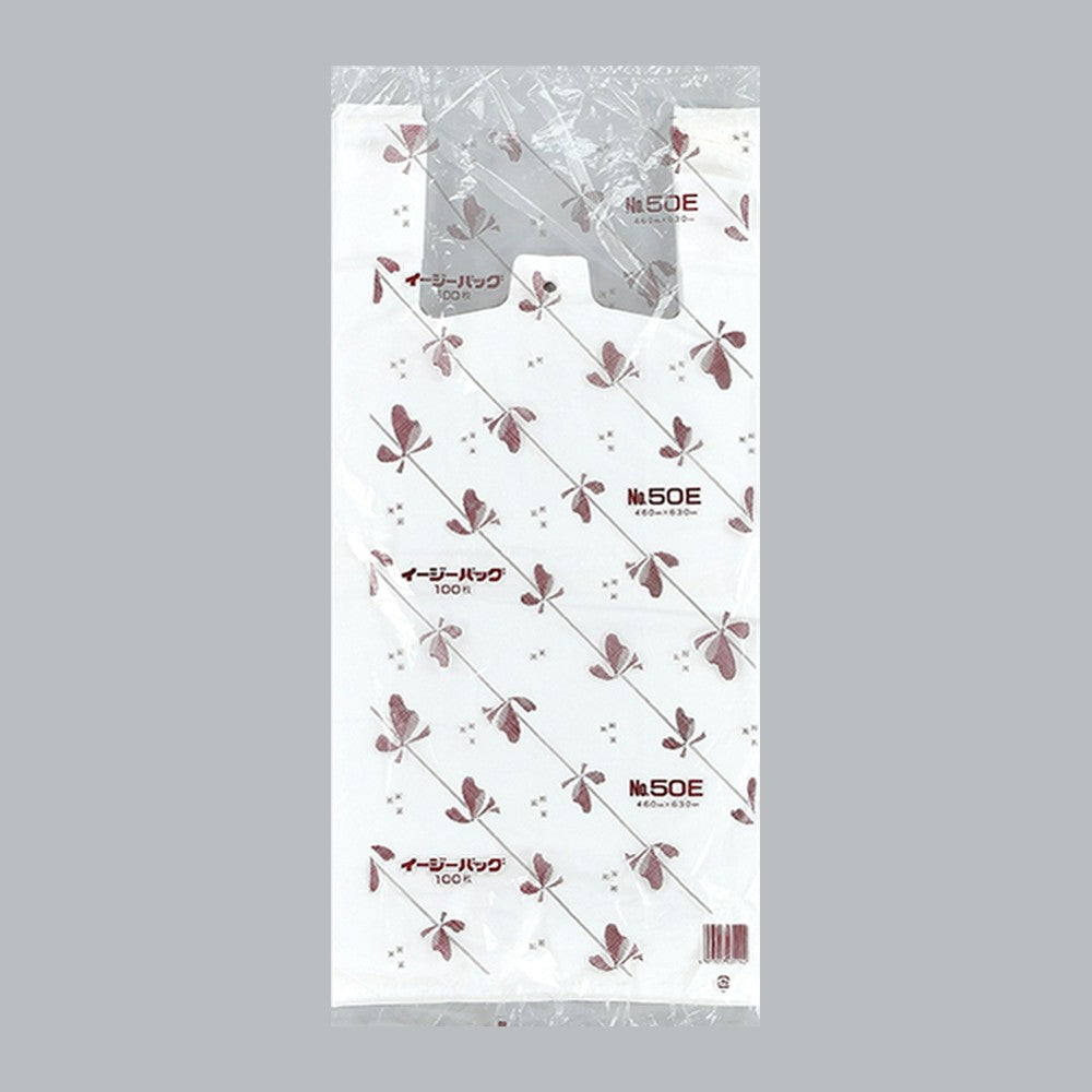 レジ袋 イージーバッグ 関東 Eタイプ No.50E（0.024×460(300)×630mm）福助工業