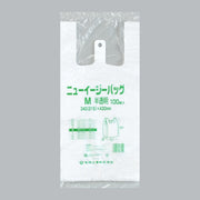 レジ袋 ニューイージーバッグ 半透明 M（0.012×340(215)×430mm）福助工業