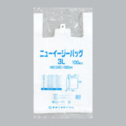 レジ袋 ニューイージーバッグ 3L（0.02×490(345)×580mm）福助工業