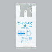 レジ袋 ニューイージーバッグ M（0.012×340(215)×430mm）福助工業
