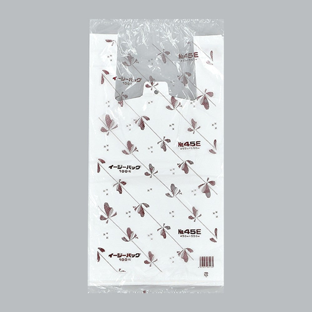 レジ袋 イージーバッグ 関東 Eタイプ No.45E（0.024×450(300)×550mm）福助工業