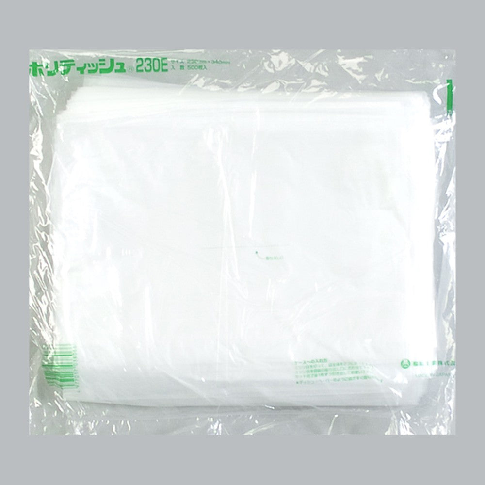 ポリ袋 ポリティッシュE 袋入 230E（230×340×0.007mm）福助工業