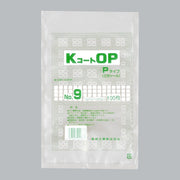 ガスバリア袋 KコートOP Pタイプ No.9（160×260mm）福助工業