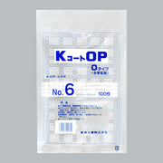ガスバリア袋 KコートOP Oタイプ No.6（180×290mm）福助工業