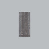 合掌袋 合掌ガゼットGT（透明タイプ） No.22 洋柄ブラウン（70×150mm・マチ30mm）福助工業