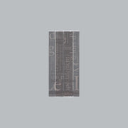 合掌袋 合掌ガゼットGT（透明タイプ） No.22 洋柄ブラウン（70×150mm・マチ30mm）福助工業