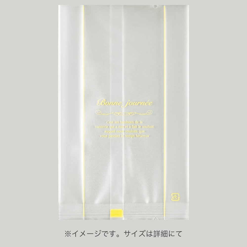 合掌袋 合掌ガゼットGM（マットタイプ） No.25 フランス（75×150mm・マチ30mm）福助工業