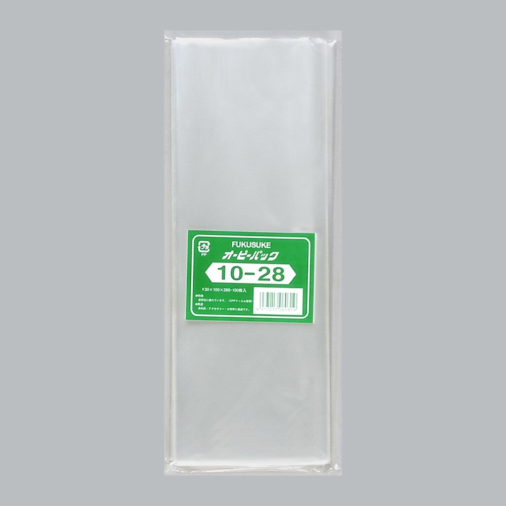 OPP袋 オーピーパック テープなし C No.10-28（100×280mm）福助工業