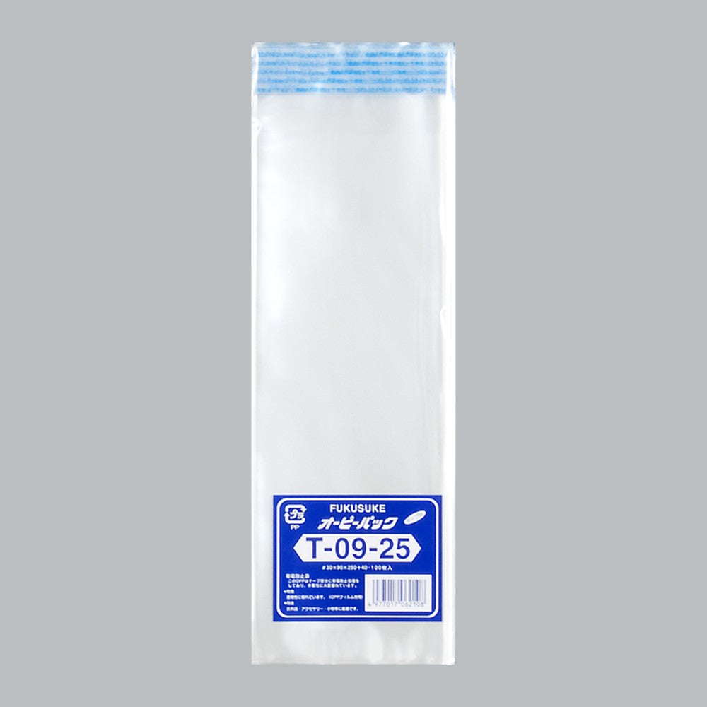 OPP袋 オーピーパック テープ付 C T-9-25（90×250+40mm）福助工業