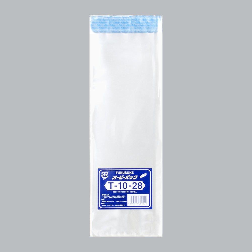 OPP袋 オーピーパック テープ付 C T-10-28（100×280+40mm）福助工業
