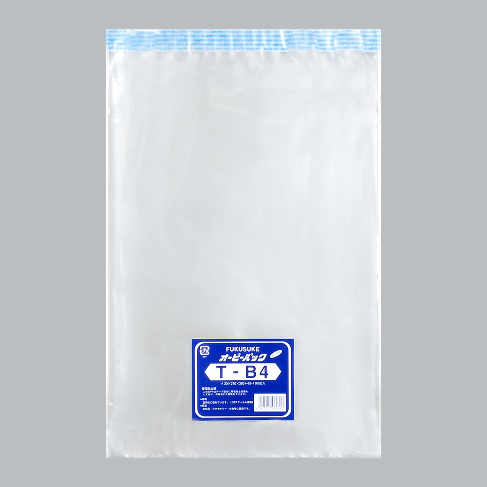 OPP袋 オーピーパック テープ付 C T-B4（270×380+40mm）福助工業