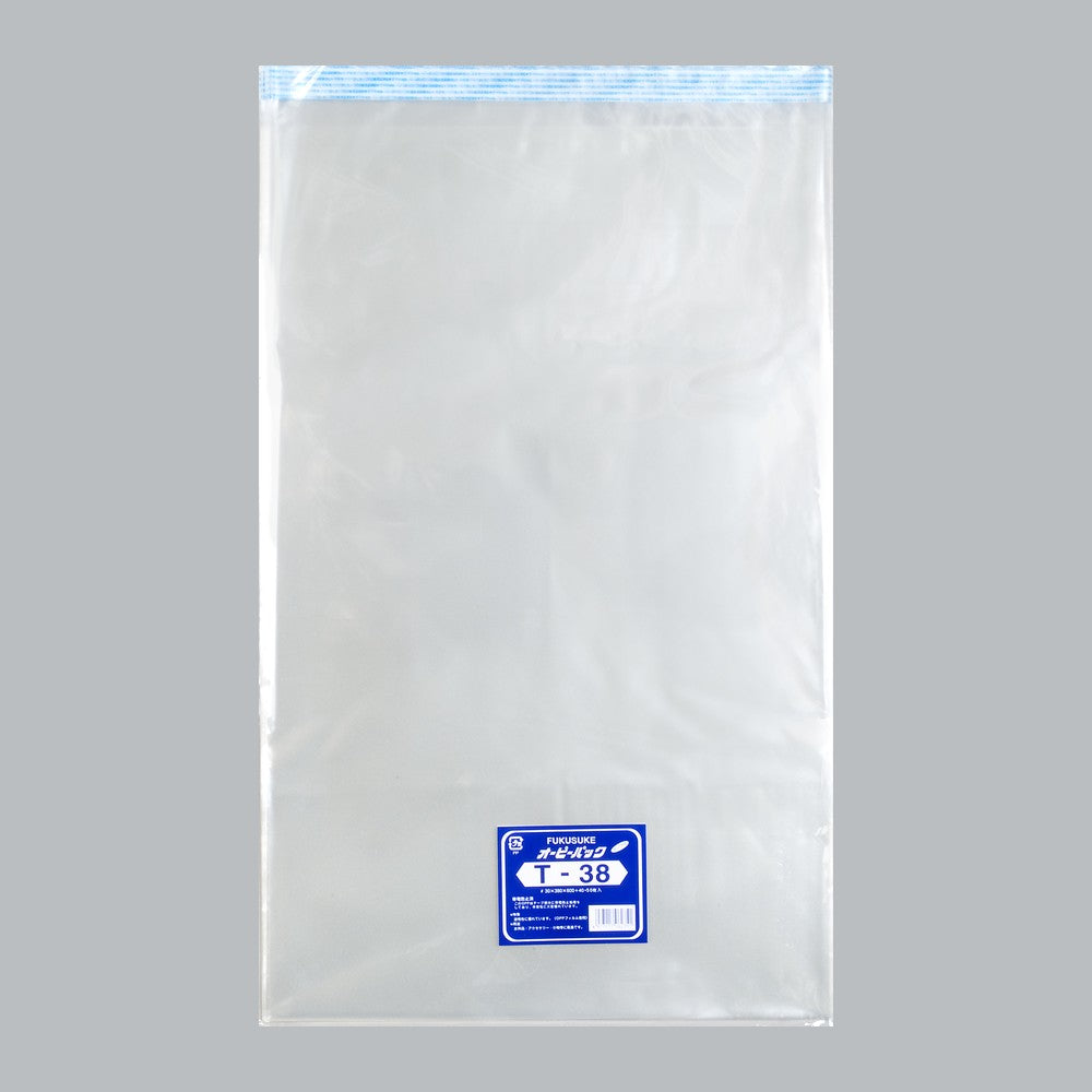 OPP袋 オーピーパック テープ付 C T-38（380×600+40mm）福助工業