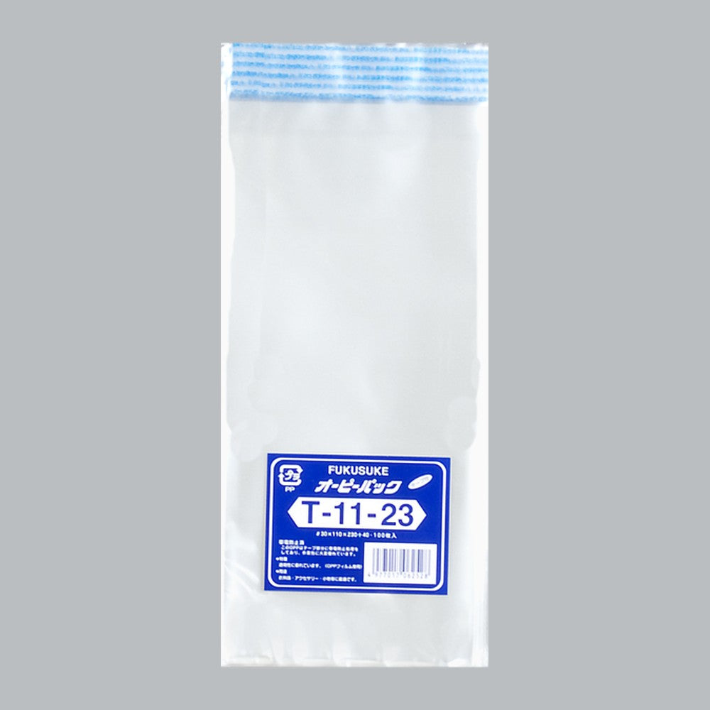 OPP袋 オーピーパック テープ付 C T-11-23（110×230+40mm）福助工業