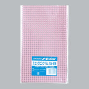 OPP袋 オーピーパック 柄入 C チェックピンク No.15-25（150×250mm）福助工業