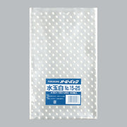 OPP袋 オーピーパック 柄入 C 水玉白 No.15-25（150×250mm）福助工業