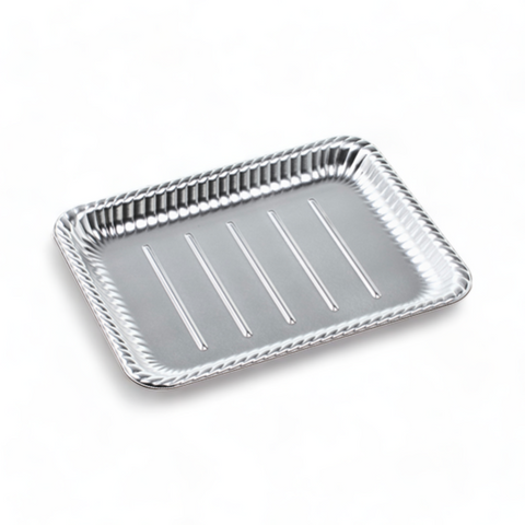 ティアラ角皿31-24 本体 銀 (309×238×27mm)