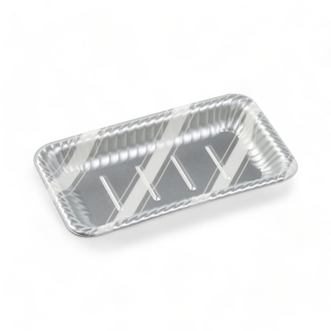 MFPティアラ角皿25-14 スラン銀 (246×140×27mm)