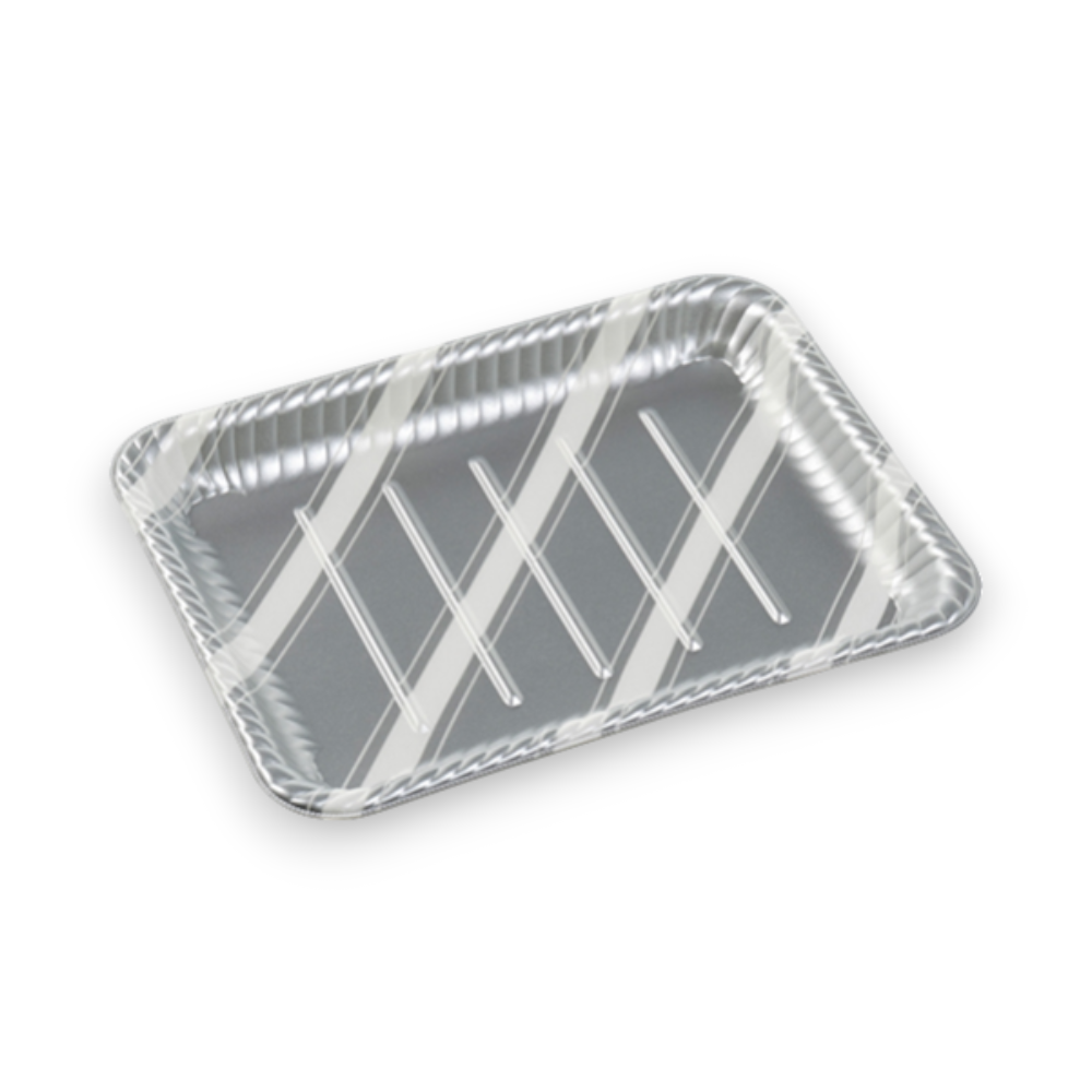 MFPティアラ角皿31-24 スラン銀 (309×238×27mm)