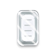 MFPティアラ角皿25-15 スラン銀 (248×150×27mm)