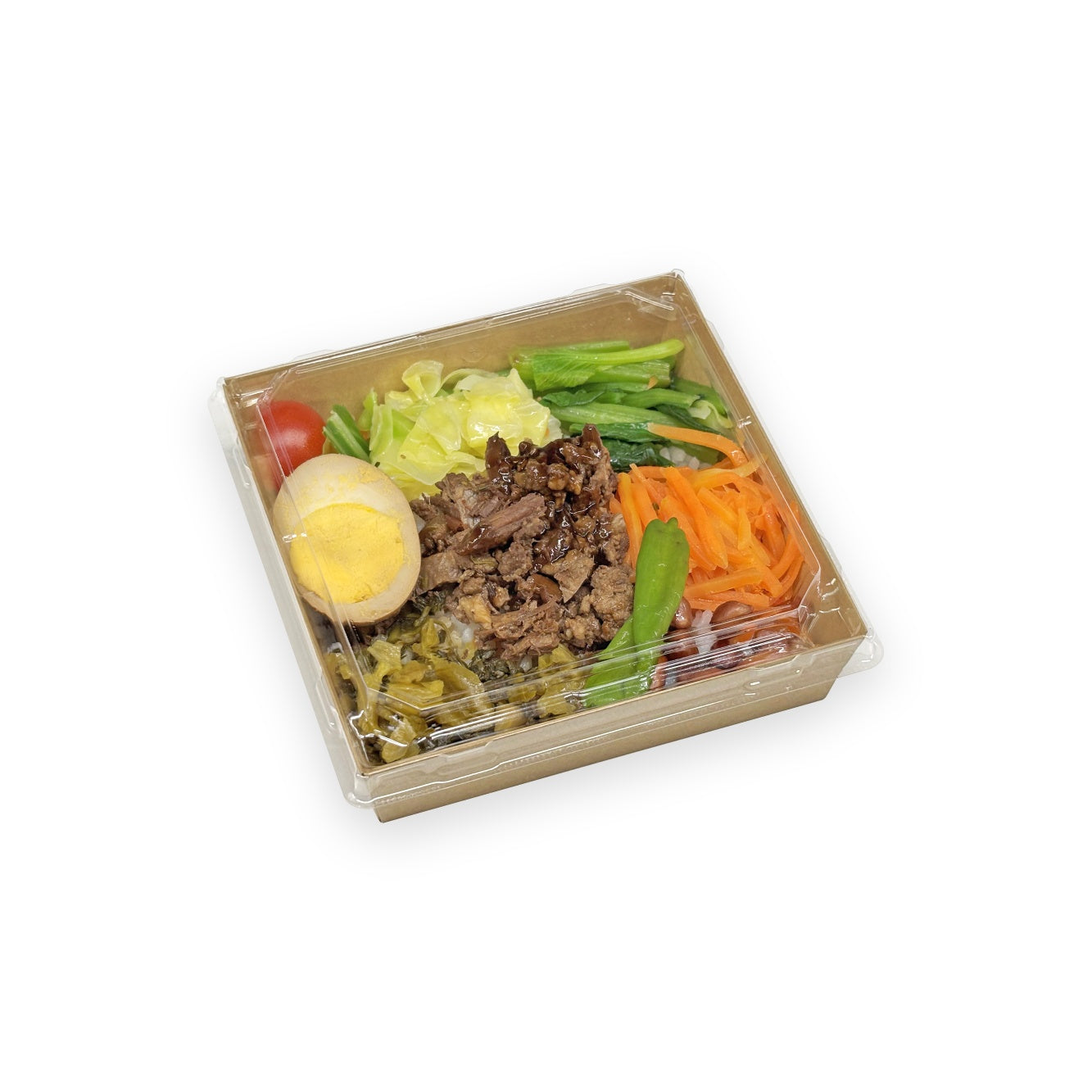 魯肉飯（SKSライト13-13(43)盛付例・中央化学提供）