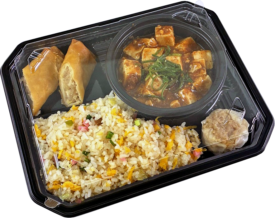 麻婆豆腐：外蓋を閉めた写真