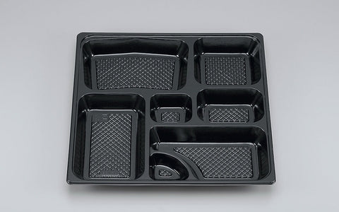 仕出し容器 U-75-B 黒