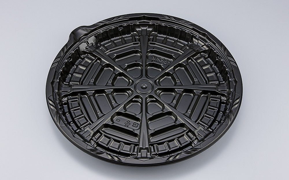 ピザ容器 CZラプレピザ10 BS黒本体