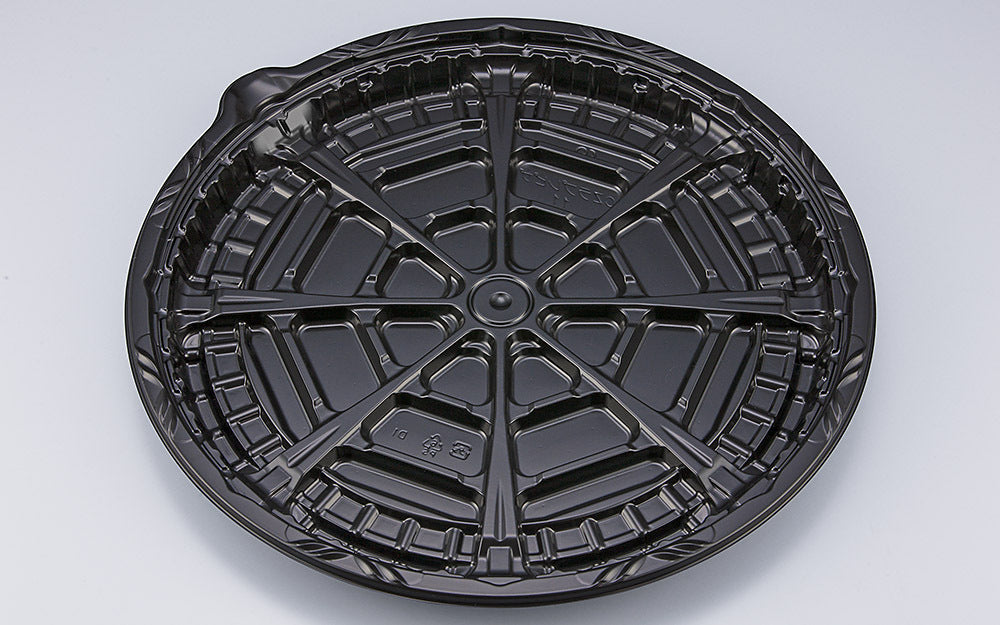 ピザ容器 CZラプレピザ11 BS黒本体