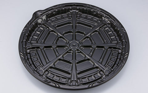 ピザ容器 CZラプレピザ11 BS黒本体