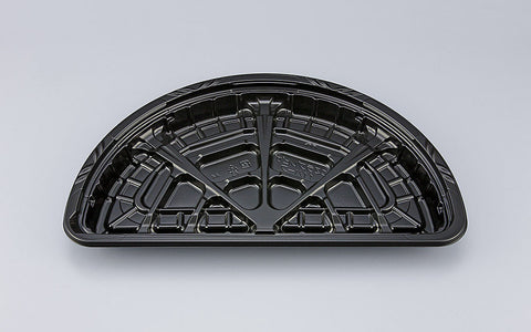 ピザ容器 CZラプレピザ11ハーフ BS黒本体