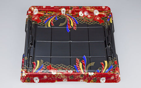 寿司桶 CZハカマ桶4R 令華赤本体（B）