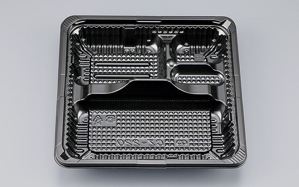 弁当容器 CZ-220 BS黒本体（N）