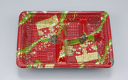弁当容器 CZ-221 彩帯赤本体（N）
