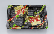 弁当容器 CZ-221 彩帯黒本体（N）