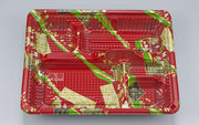 弁当容器 CZ-222-1 彩帯赤本体（N）