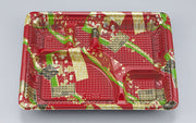 弁当容器 CZ-223 彩帯赤本体（N）