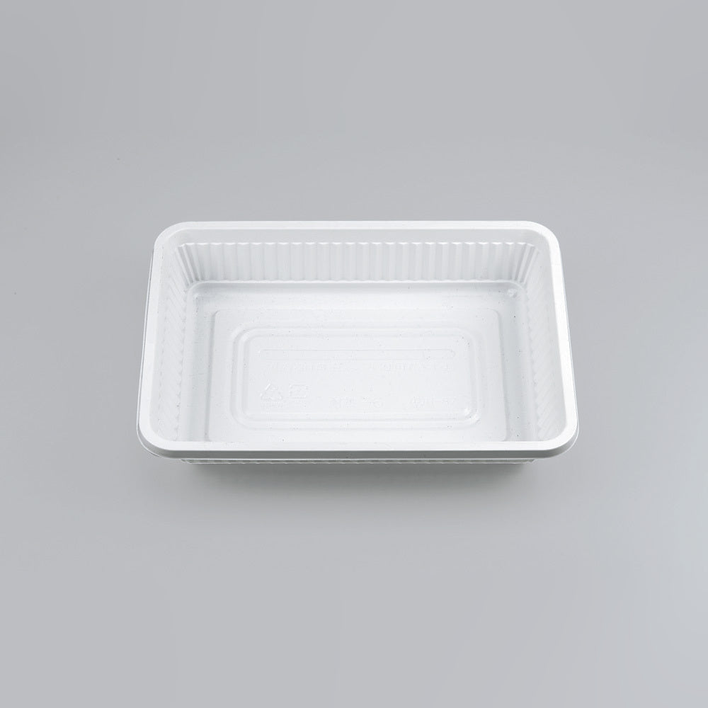 弁当容器 耐熱-6 ホワイト本体（B）