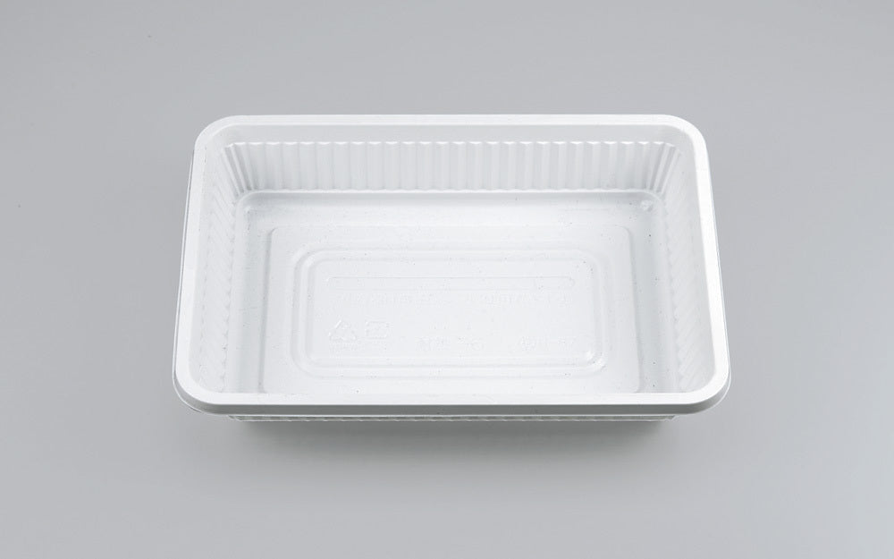 弁当容器 耐熱-6 ホワイト本体（B）