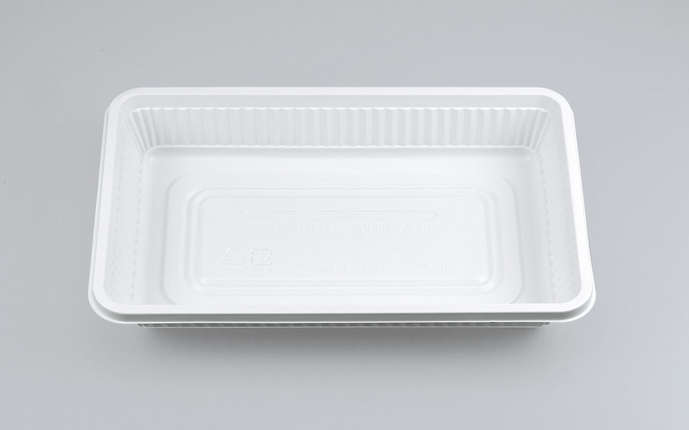 弁当容器 耐熱-7 ホワイト本体（B）