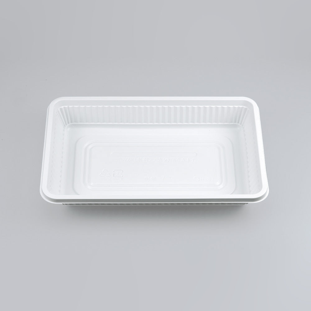 弁当容器 耐熱-7 ホワイト本体（B）