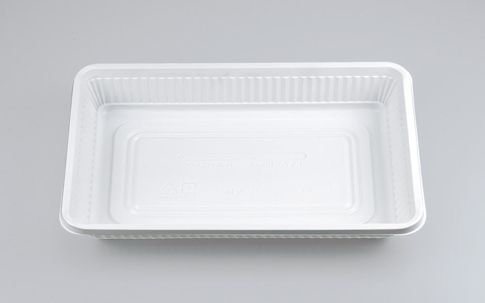 弁当容器 耐熱-8 ホワイト本体（B）
