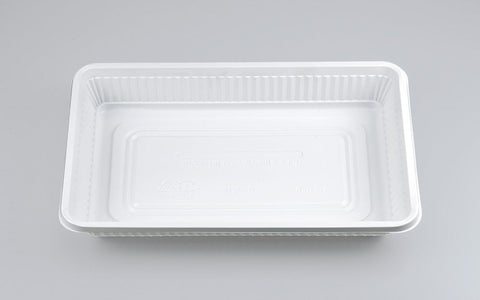 弁当容器 耐熱-8 ホワイト本体（B）