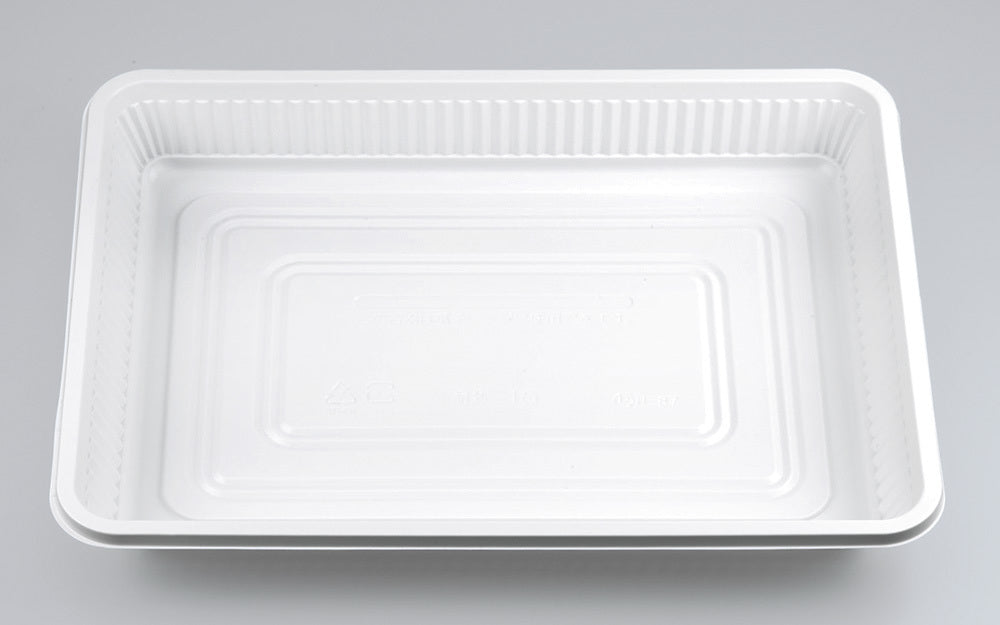 弁当容器 耐熱-10 ホワイト本体（B）