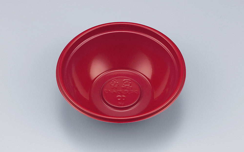 麺容器 BF丸わん13 朱本体